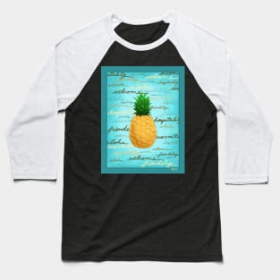 Aloha Pineapple Baseball T-Shirt